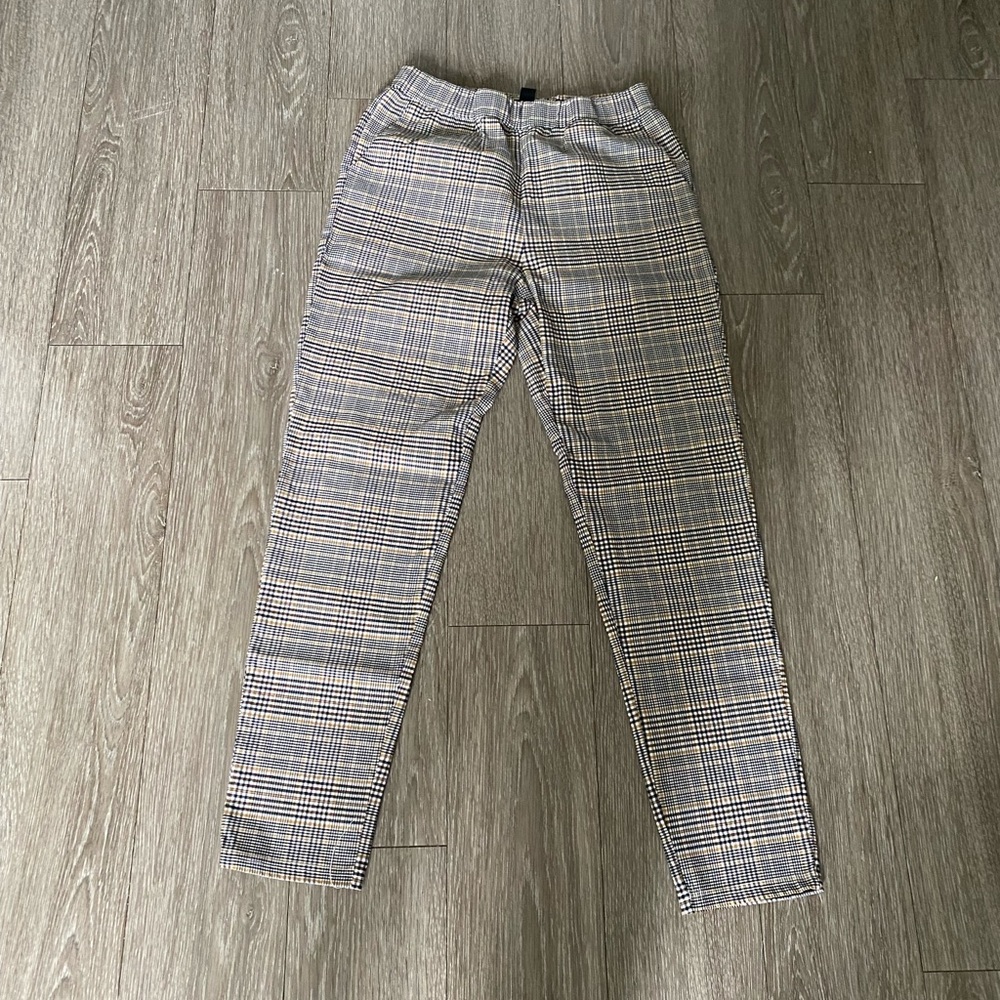 Gently worn plaid pants